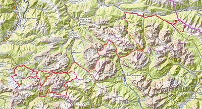 Karte zur Tour