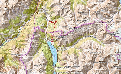 Karte zur Tour